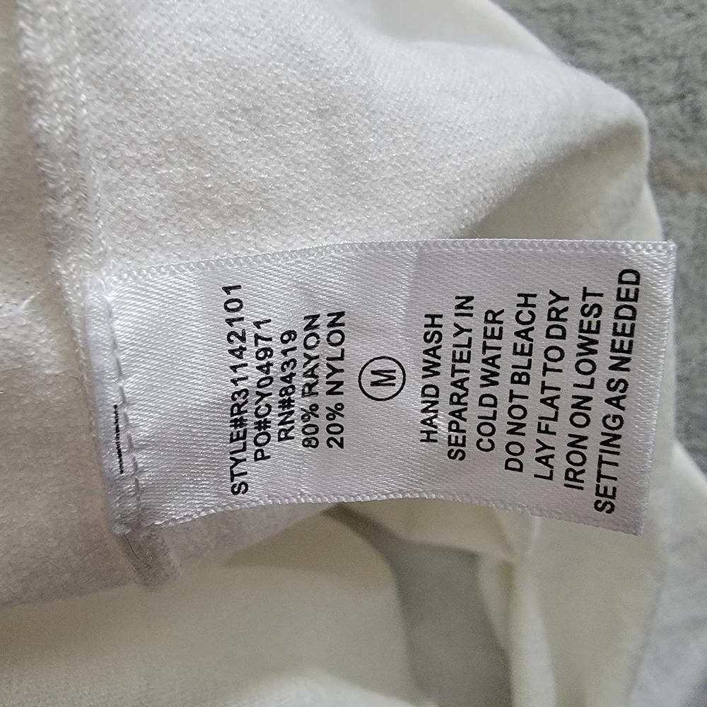 Cyrus knit top 3/4 sleeve scoop neck sz M - Picture 7 of 7